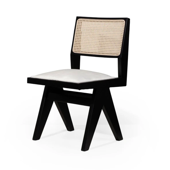 Lofoten Hazeranlı İskandinav Ahşap Sandalye - Resim 7