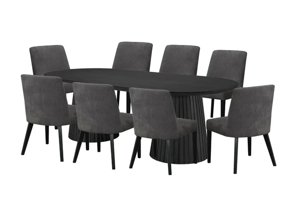 Bohenza Sabit Ahşap Yemek Masası 90x180 - Resim 11