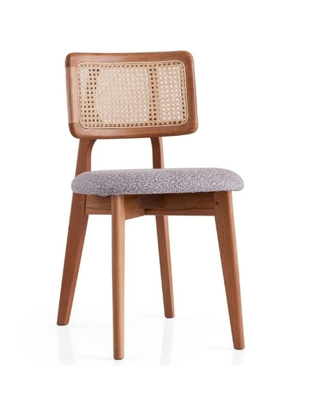 Zeus Bambu Hazeranlı Ahşap Bohem Sandalye ürün görseli