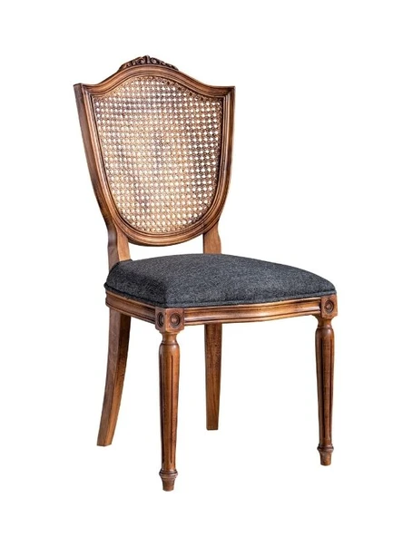 Kupa Torna Oymalı Ahşap Sandalye ürün görseli