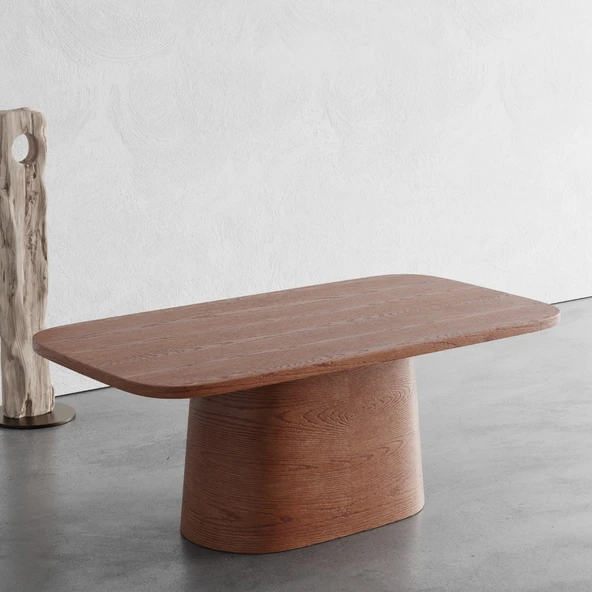 Barocco İtalyan Still Oval Ahşap Yemek Masası 100x190 - Resim 9