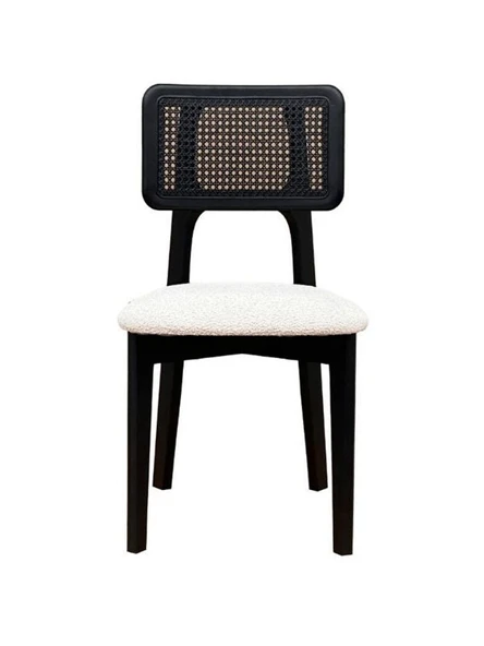 Zeus Hazeranlı Ahşap Bohem Sandalye - Resim 6