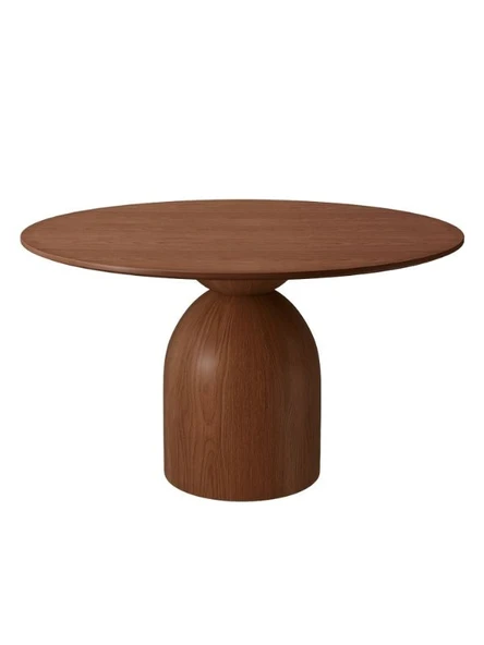 Elera İskandinav Doğal Ahşap Mutfak Masası 120x120 - Resim 2