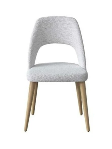 Norveç Natural İskandinav Ahşap Sandalye - Resim 3