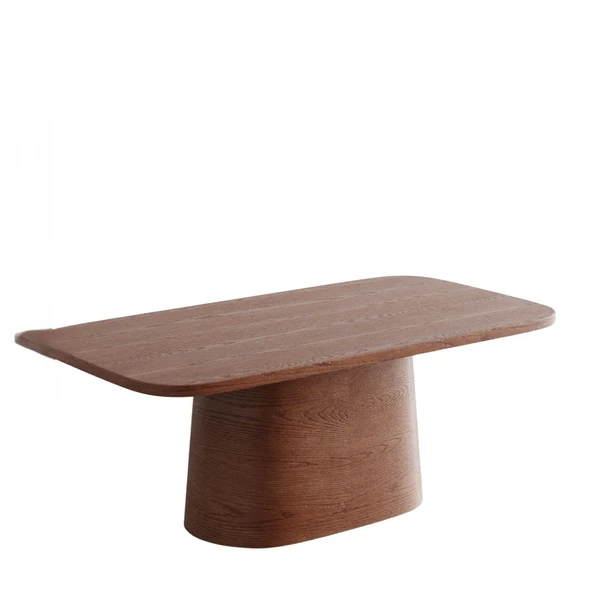 Barocco İtalyan Still Oval Ahşap Yemek Masası 100x190 - Resim 6