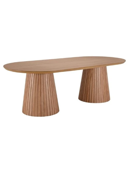 Bohenza Sabit Ahşap Yemek Masası 90x180 - Resim 2