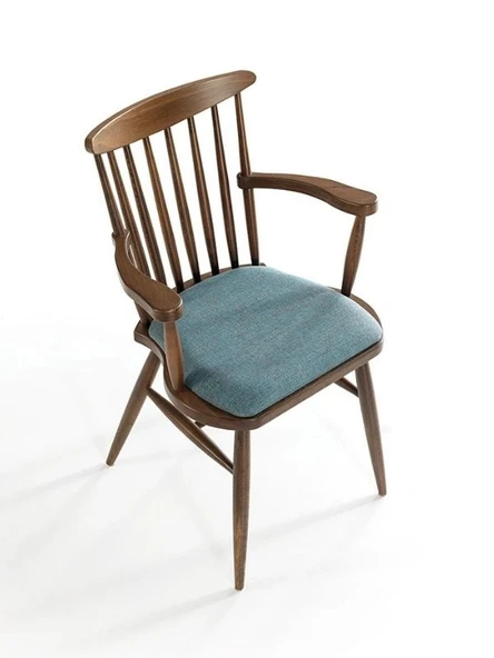 Cotswold Ahşap Kolçaklı Amerikan Retro Sandalye - Resim 2