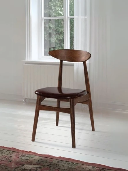 Dora Ahşap İskandinav Sandalye - Resim 5