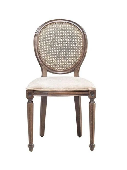 Madalyon Hazeranlı Ahşap Klasik Sandalye - Resim 9