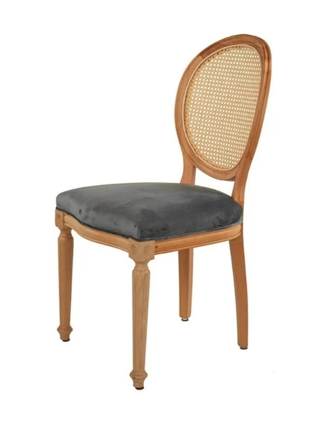 Madalyon Hazeranlı Ahşap Sandalye - Resim 11