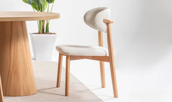 Nivara Bohem Ahşap Yemek Masası 90x170 - Resim 7