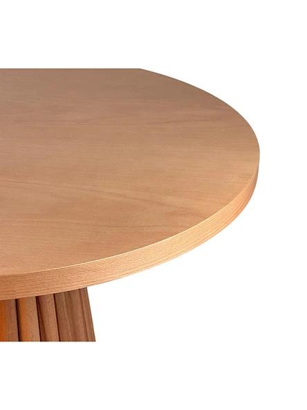 Acantus Natural Ahşap Yemek Masası 90x90 - 4