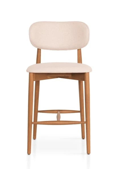 Polo Bohem Ahşap Bar Sandalyesi - Resim 11