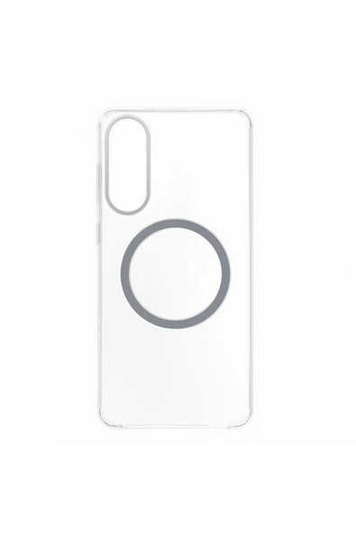 Samsung Galaxy S25 Edge Magnetli Şeffaf Kılıf - 3