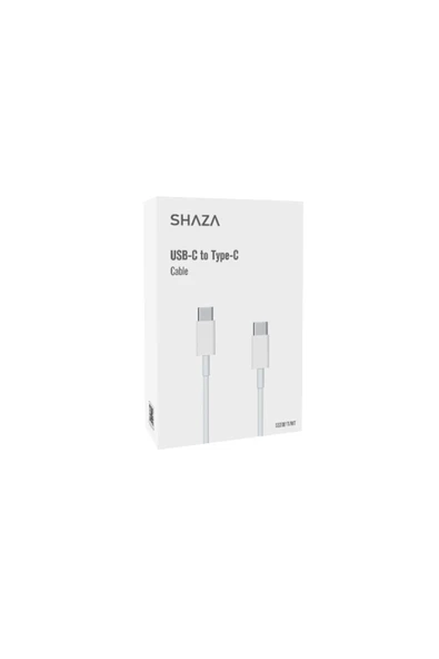 shaza Sg2001t Type-c To Type-c 60w 1m Şarj Kablosu - 2