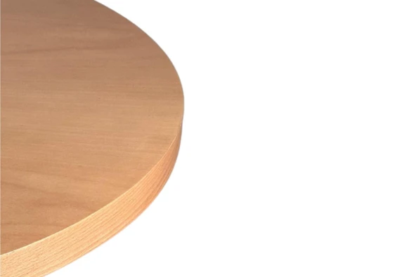 Terva İskandinav Doğal Ahşap Mutfak Masası 100x100 - Resim 4