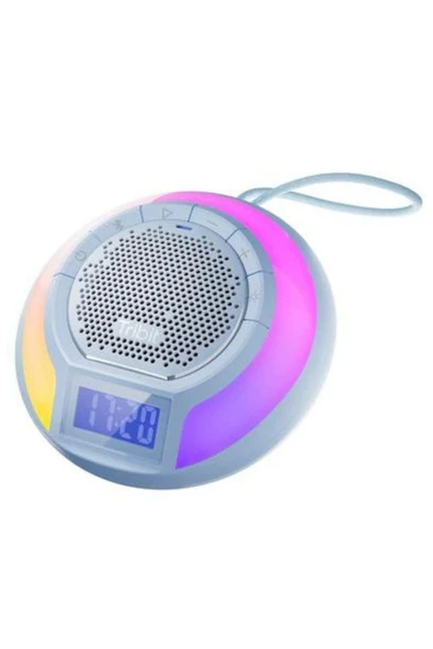 Tribit Aquaease Ipx7 Su Geçirmez, 18 Saat Oynatma Süresi Dahili Mikrofon Işıklı Hoparlör Mavi