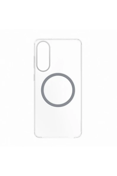 Samsung Galaxy S25 Edge Magnetli Şeffaf Kılıf