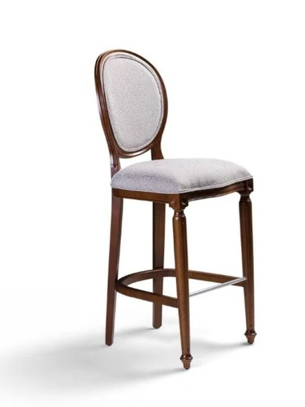 Madalyon Ahşap Bar Sandalyesi - Resim 11