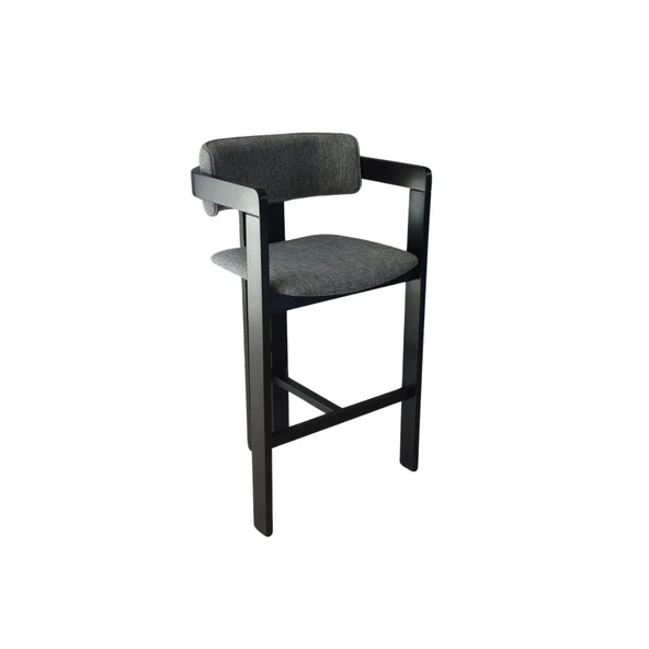 Narvik İskandinav Ahşap Bar Sandalyesi - Resim 12