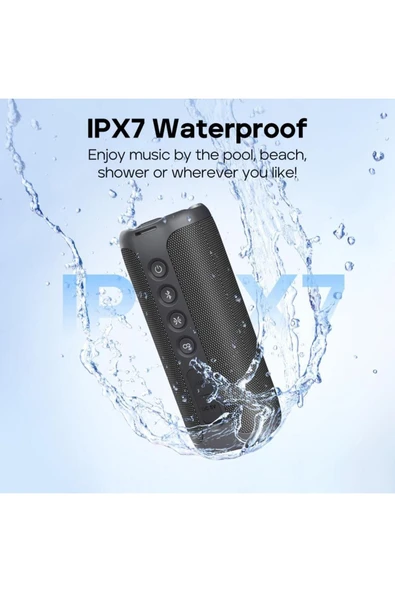 Tribit Stormbox 2 Ipx7 Su Geçirmez 24 Saat Oynatma Süresi 34w Taşınabilir Bluetooth Hoparlör Siyah - 2