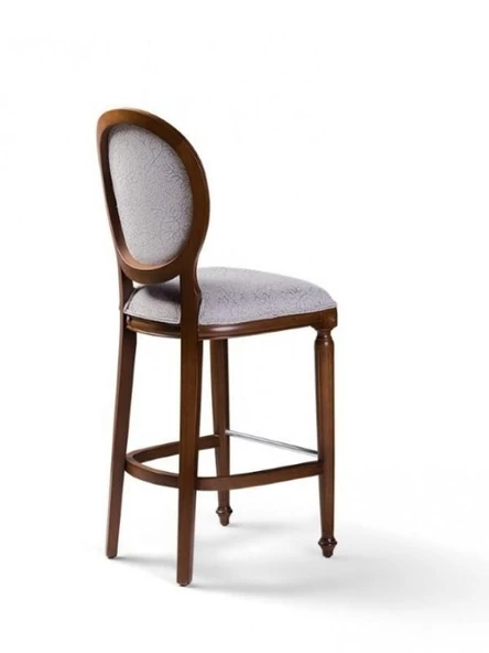 Madalyon Ahşap Bar Sandalyesi - Resim 12