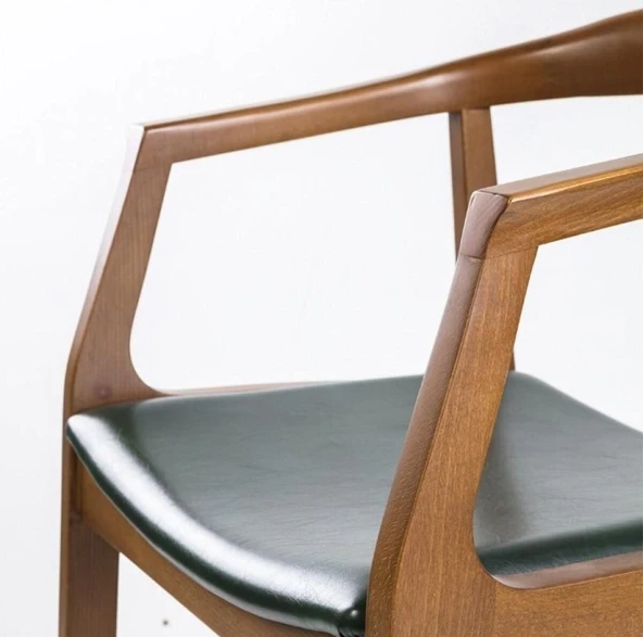 Helsinki İskandinav Ahşap Bar Sandalyesi - Resim 4