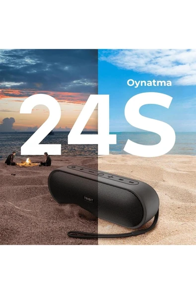 Tribit Xsound Plus 2 30w 24 Saat Oynatma Süresi Ipx7 Su Geçirmez Taşınabilir Bluetooth Hoparlör Mavi - 5