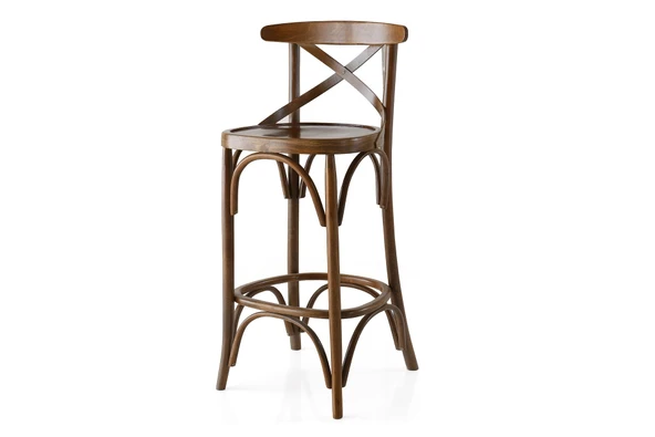 Thonet Ahşap Bar Sandalyesi - Resim 3