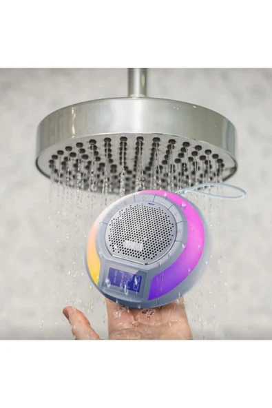 Tribit Aquaease Ipx7 Su Geçirmez, 18 Saat Oynatma Süresi Dahili Mikrofon Işıklı Hoparlör Mavi - 6