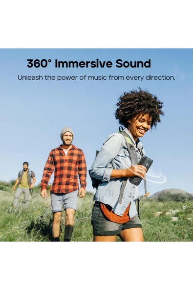 Tribit Stormbox 2 Ipx7 Su Geçirmez 24 Saat Oynatma Süresi 34w Taşınabilir Bluetooth Hoparlör Siyah - 4