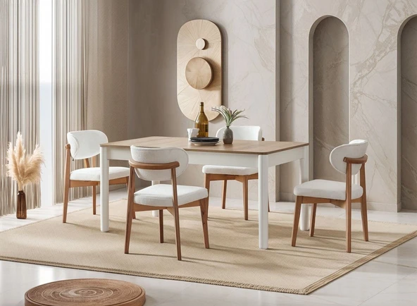 Polo Teddy Natural Ahşap Bohem Sandalye - Resim 6