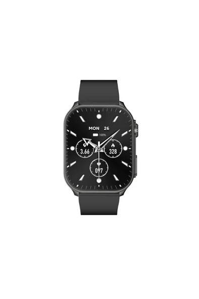 shaza Sesli Görüşme Bildirim Görüntüleme Özellikli Akıllı Saat Siyah Sa8004/bk - 2