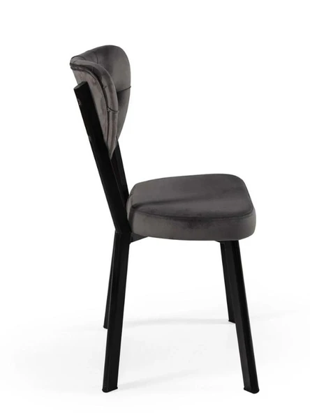 Olivya Metal Sandalye, Kapitoneli - Resim 2