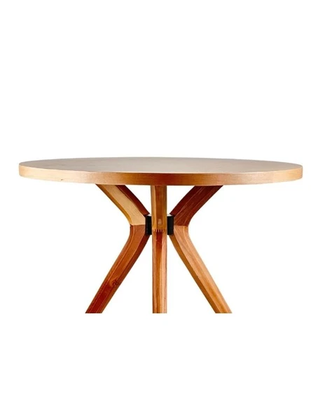 Haven Pergel Natural Ahşap Yemek Masası 90x90 - Resim 3