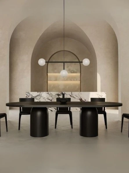 Majestica İtalyan Still Ahşap Yemek Masası 90x200 ürün görseli