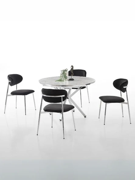 Polo Sandalye, Krom Metal - Resim 12