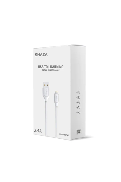 shaza Orijinal Sarım Usb To Lightning 60w Destekli Hızlı Şarj Ve Data Kablosu - 1 Metre - 2