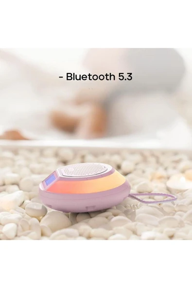 Tribit NaziraShop AquaEase IPX7 Su Geçirmez, 18 Saat Oynatma Süresi Dahili Mikrofon Işıklı Hoparlör P - 4