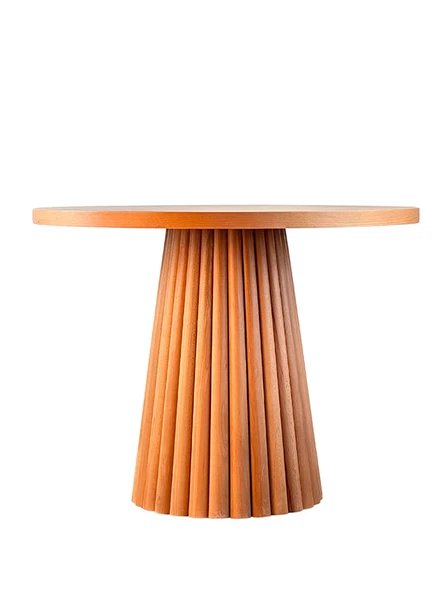 Acantus Natural Ahşap Yemek Masası 90x90 - 2