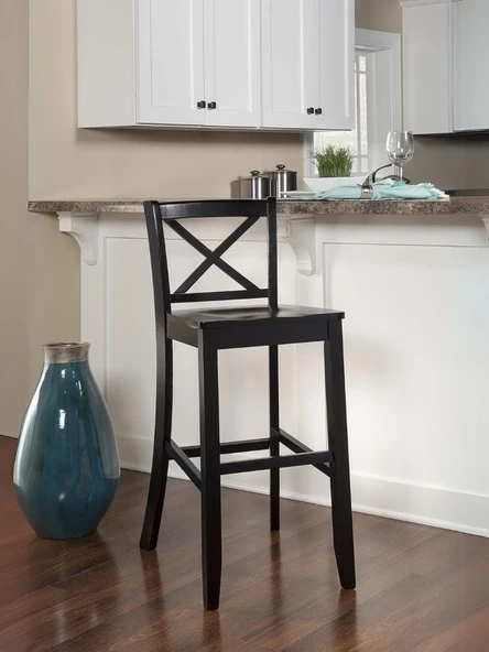 Alaçatı Ahşap Bar Sandalyesi ürün görseli