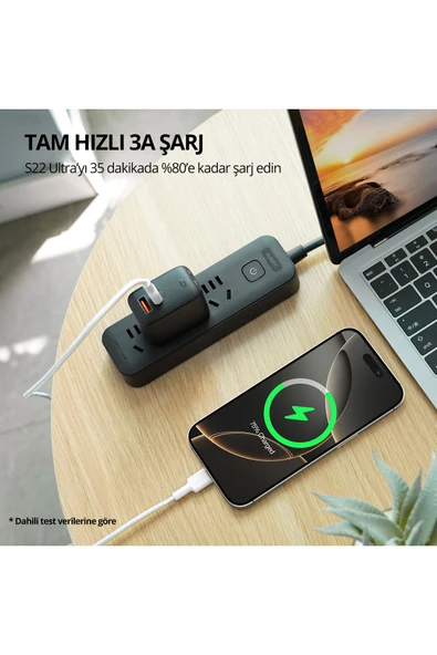 AUKEY Cb-cd45-wh Pd Naylon Örgülü Type-c Type-c Şarj Kablosu 0.9m - 4