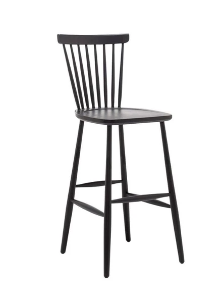 Ashbourne Ahşap Bar Sandalyesi - Resim 12