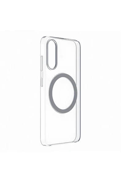 Samsung Galaxy S25 Edge Magnetli Şeffaf Kılıf - 4