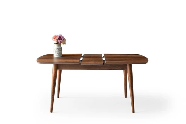 Ludovica Fransız Retro Still Açılır Ceviz Yemek Masası 90x170 - Resim 5