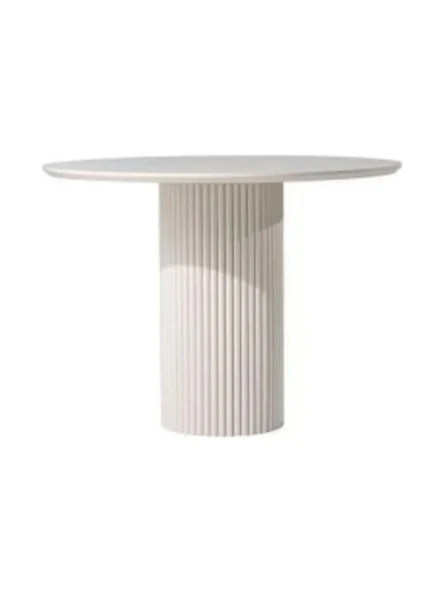 Breeze Yuvarlak Ahşap Bohem Masa 100x100 - Resim 5