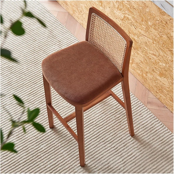 Martha Ceviz Bar Sandalyesi - Resim 6