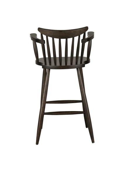 Hudson Ahşap Bar Sandalyesi - Resim 3