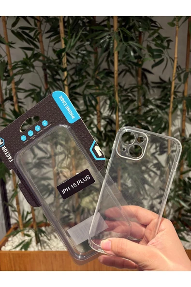 Factor-M Iphone 15 Plus Şeffaf İnce Kılıf
