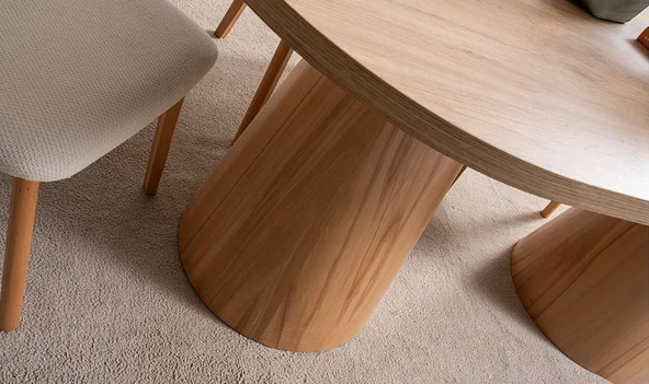 Nivara Bohem Ahşap Yemek Masası 90x170 - Resim 6